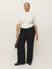 Vida Low Rise Pant Es - Black