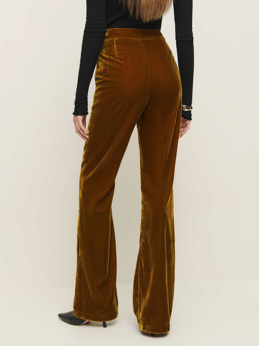 Sora Velvet Pant - Copper