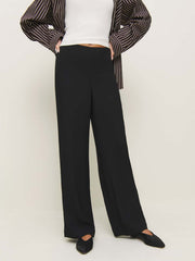Hallie Mid Rise Pant - Black