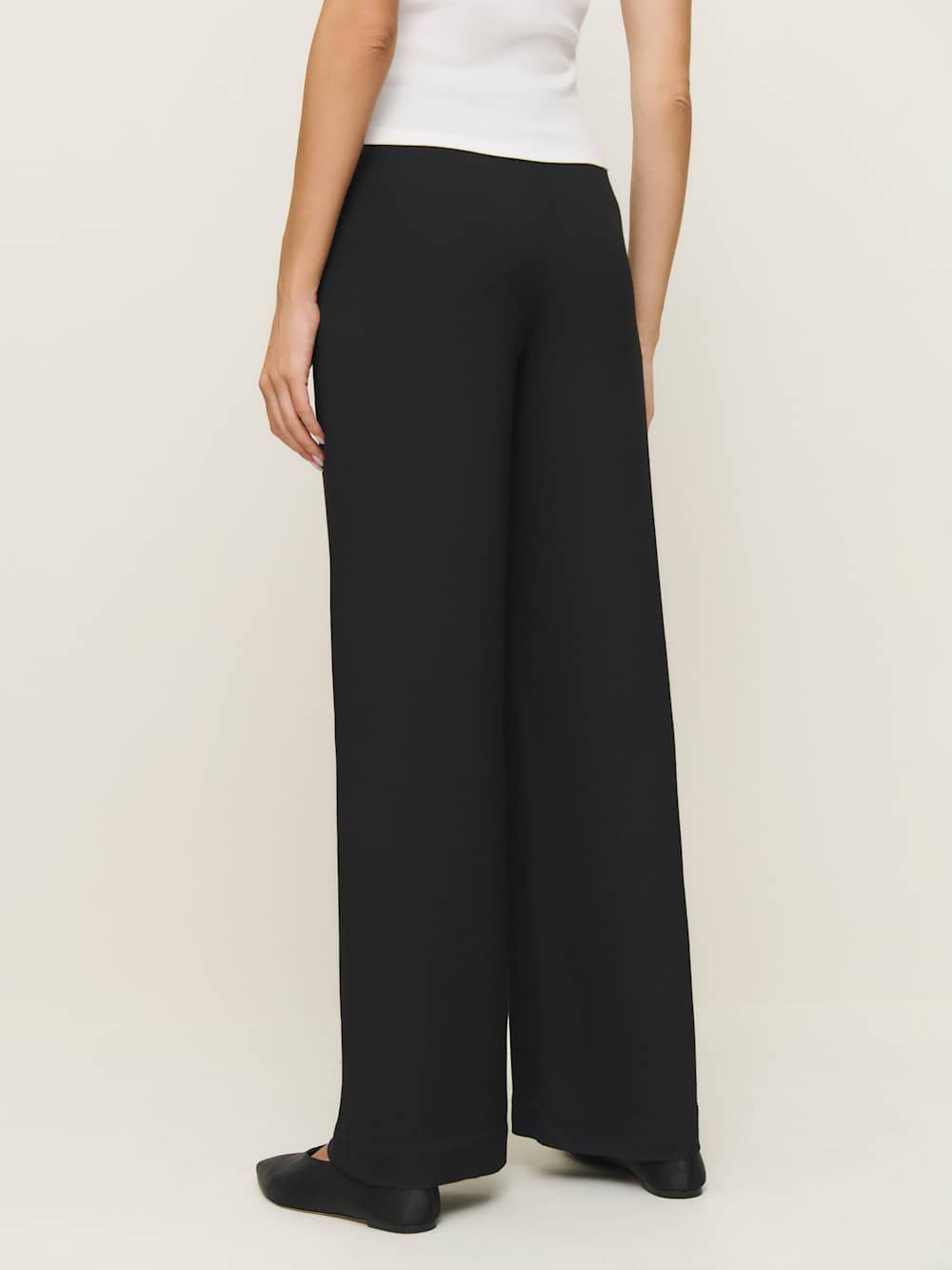 Hallie Mid Rise Pant - Black