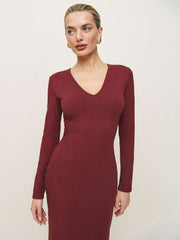 Amira Knit Dress - Chianti