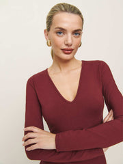 Amira Knit Dress - Chianti
