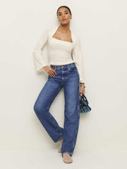 Chloe Knit Shrug Set - Fior Di Latte