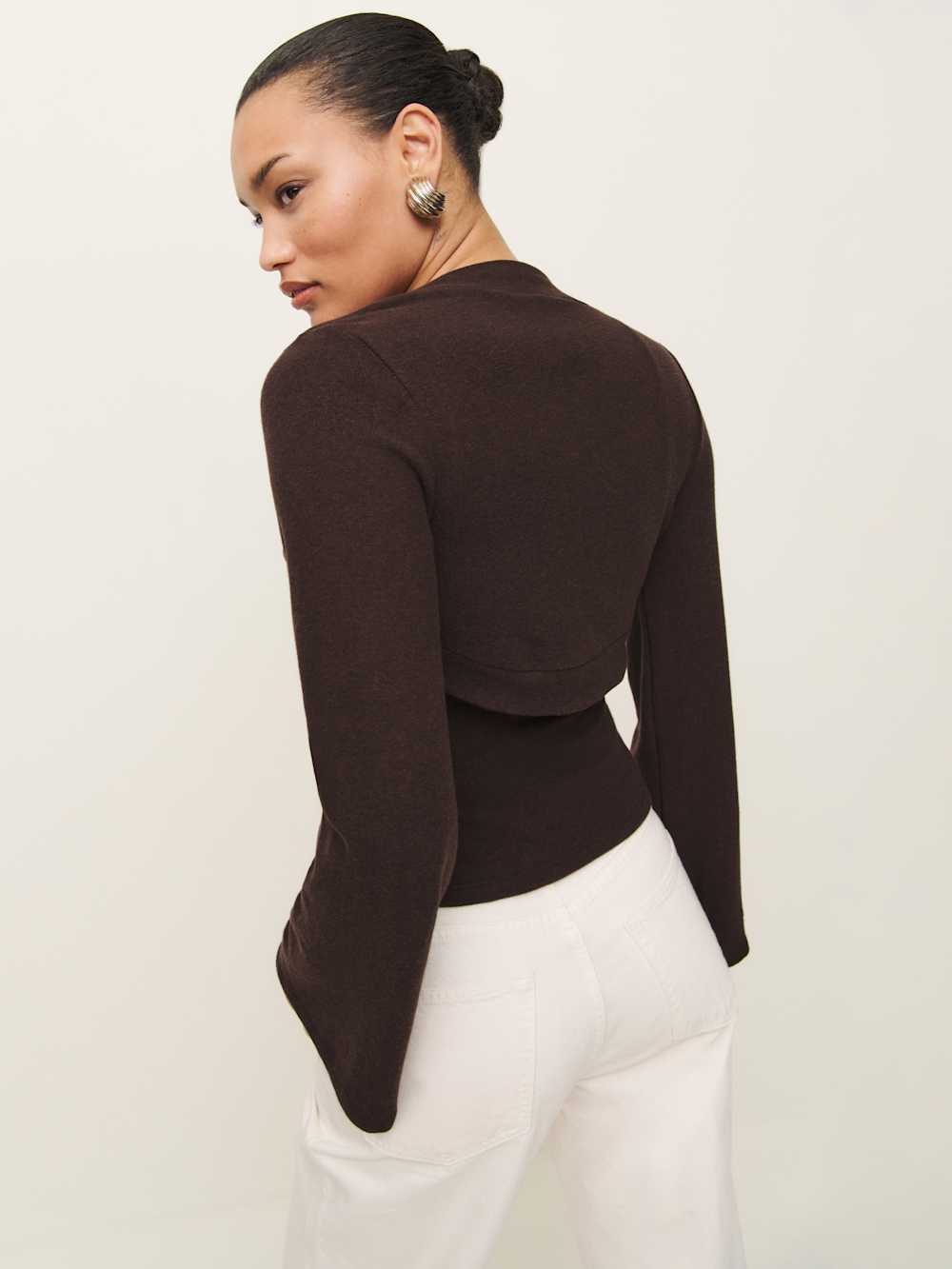 Chloe Knit Shrug Set - Mole