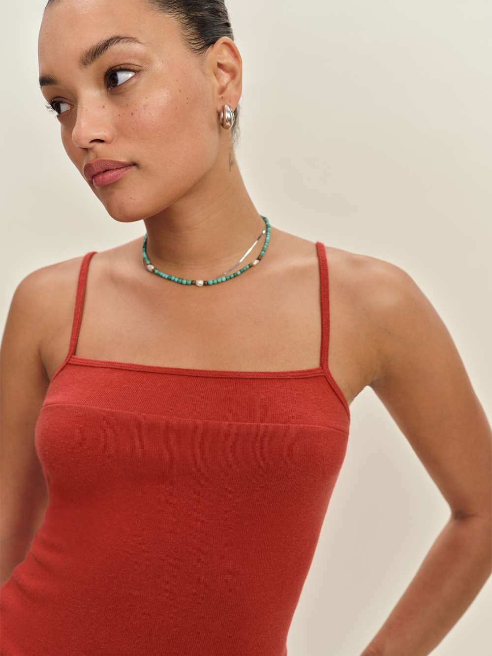 Chloe Knit Shrug Set - Sundried Tomato