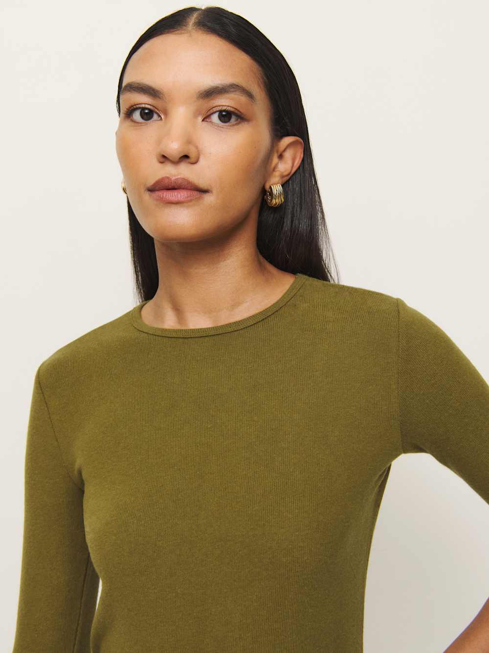 Hazel Knit Top - Pear