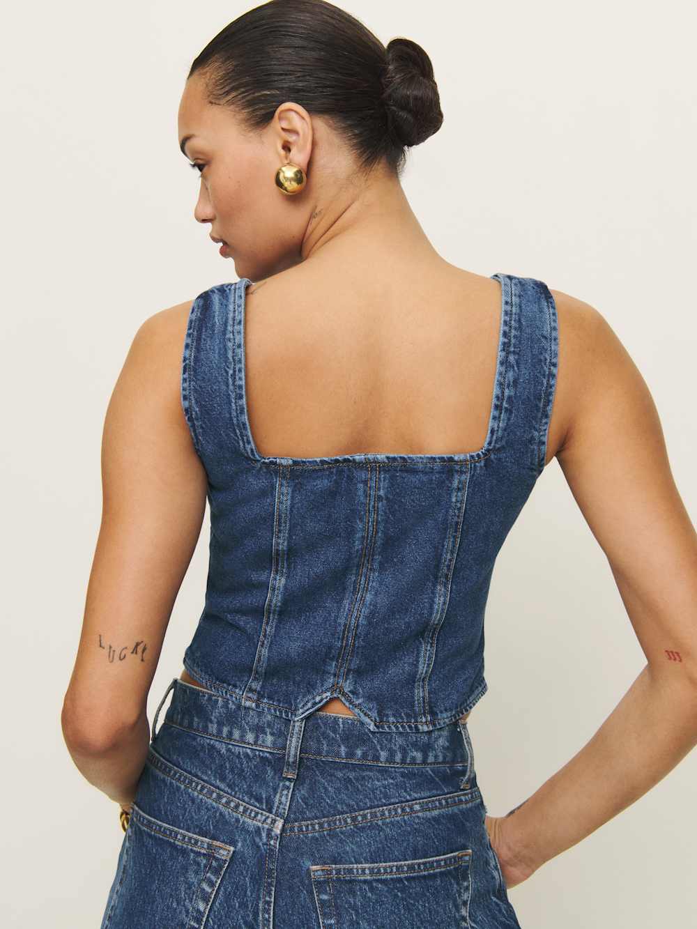 Bo Denim Top - Keila