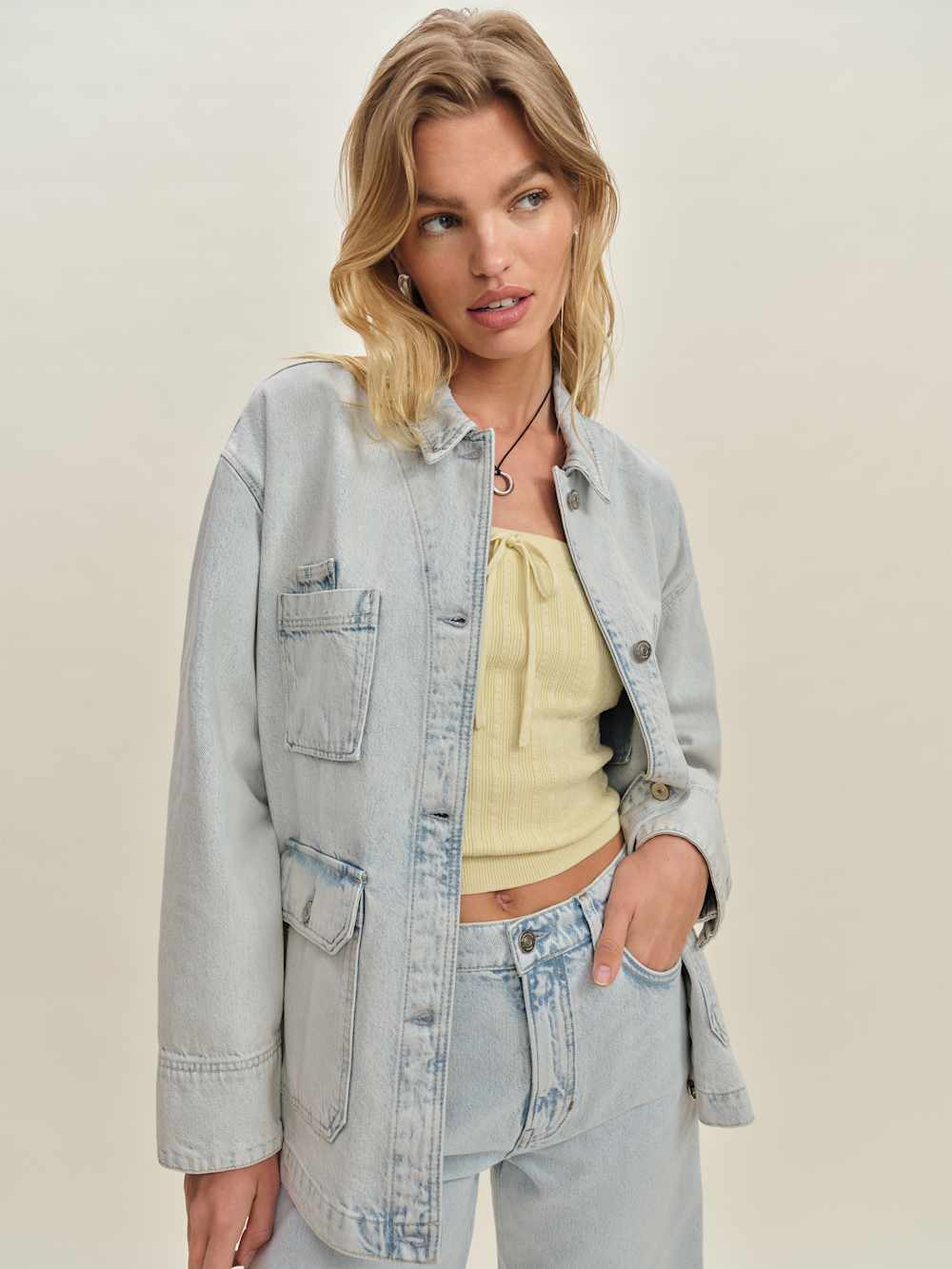 Callum Denim Chore Jacket - Shasta