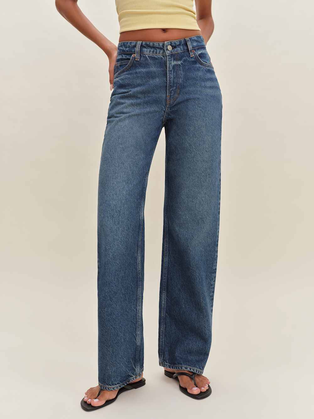 Morley V-waist Baggy Jeans - Lanier