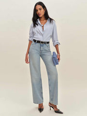 Morley V-waist Baggy Jeans - Burnett