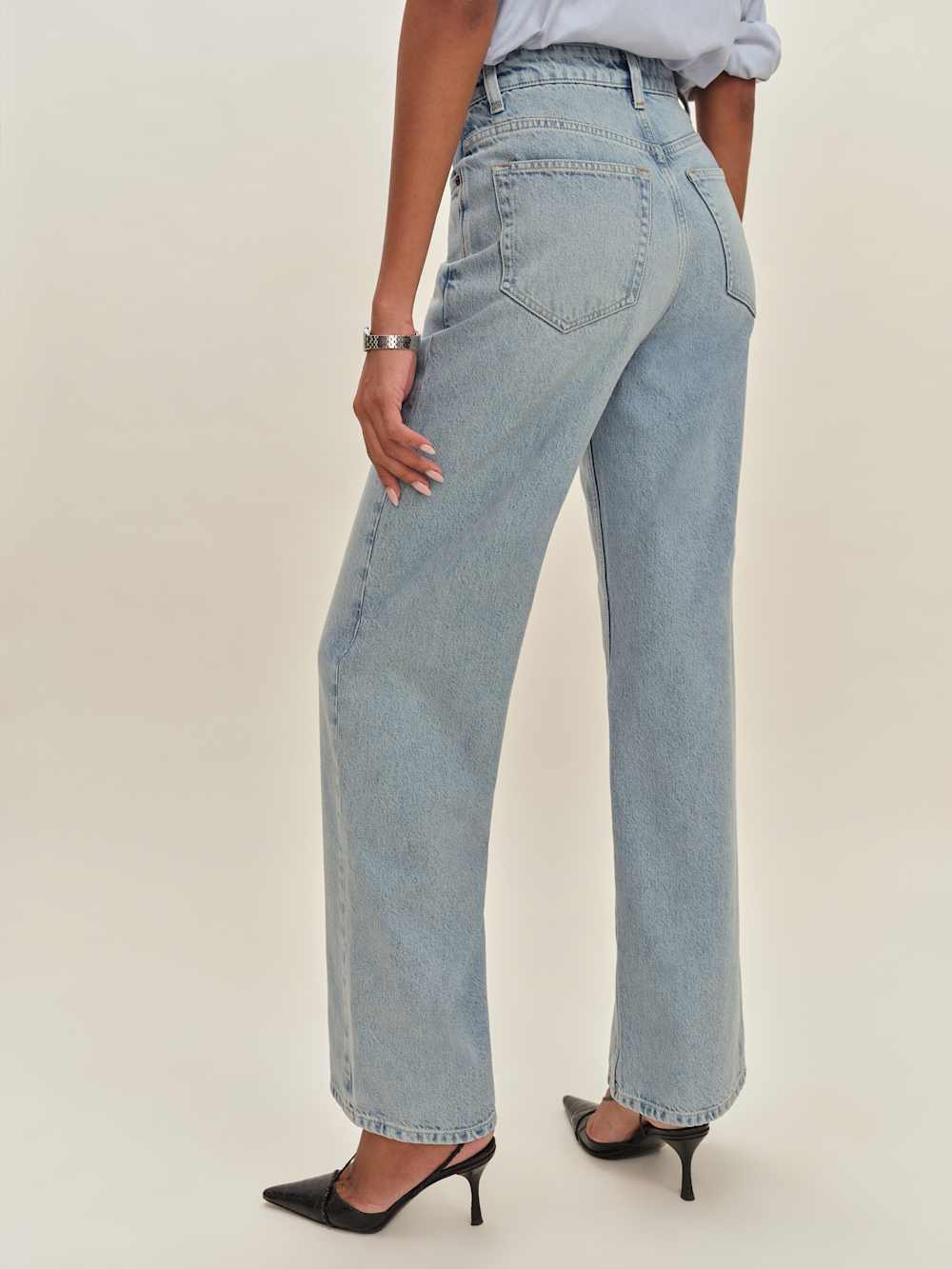 Morley V-waist Baggy Jeans - Burnett