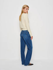Hannah Crew Cardigan - Lemon Icing