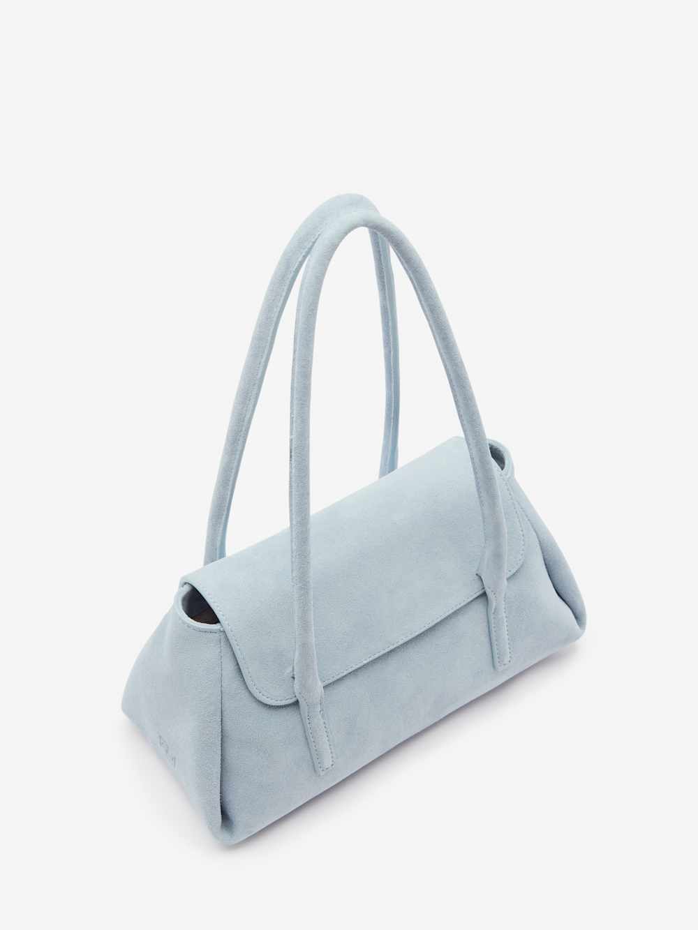 Small Caterina Top Handle - Mist Suede