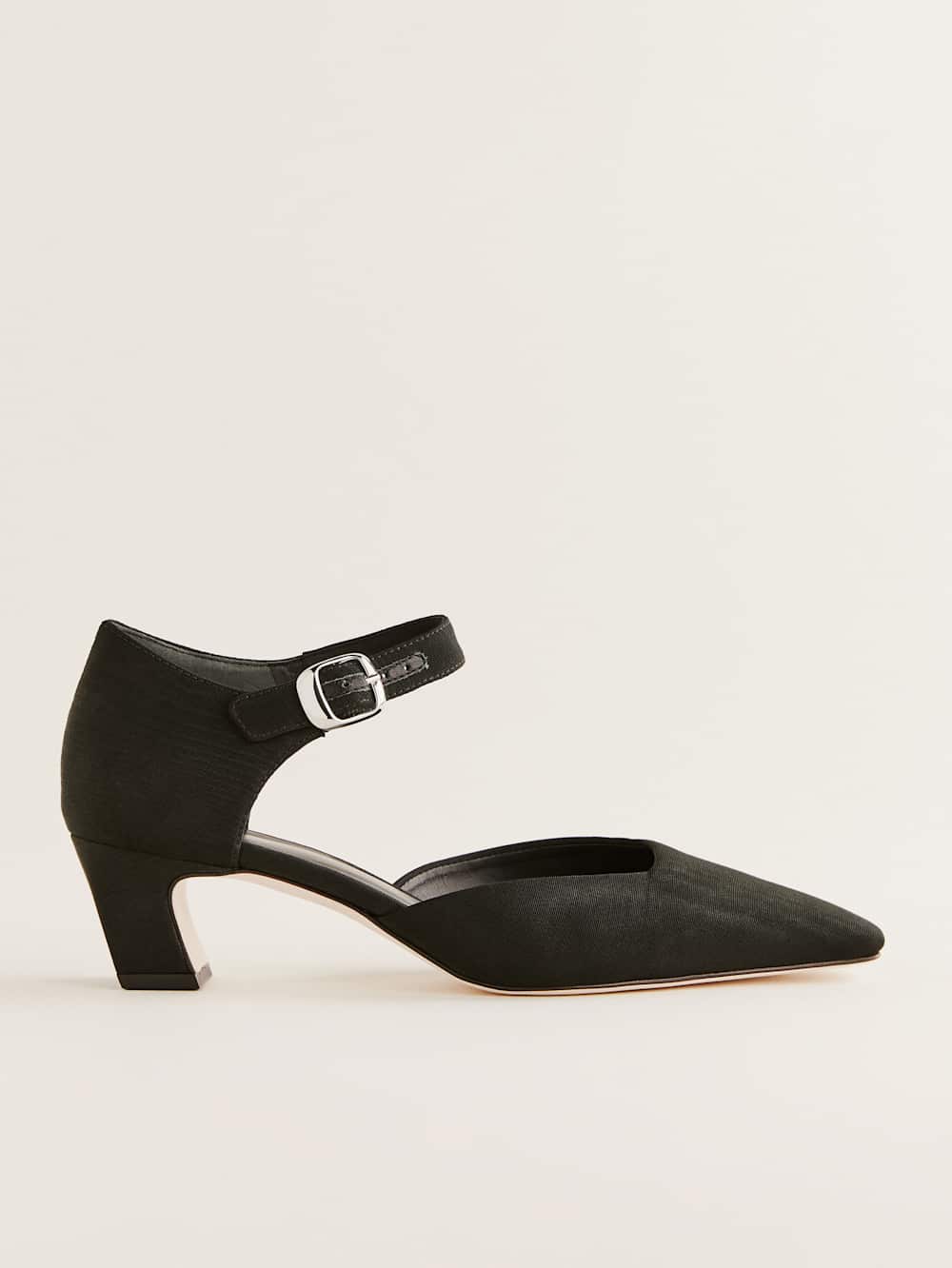 Denise Pump - Black Moire