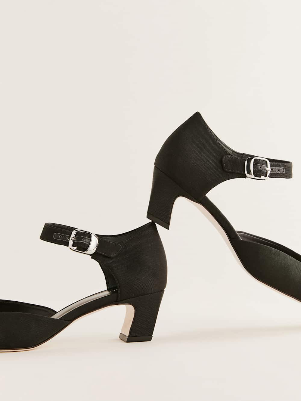 Denise Pump - Black Moire