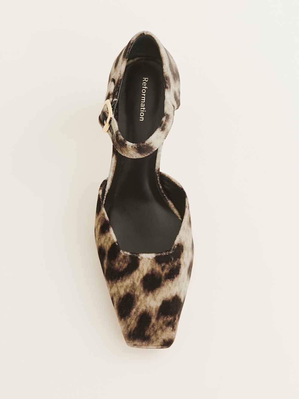 Denise Pump - Leopard Velvet
