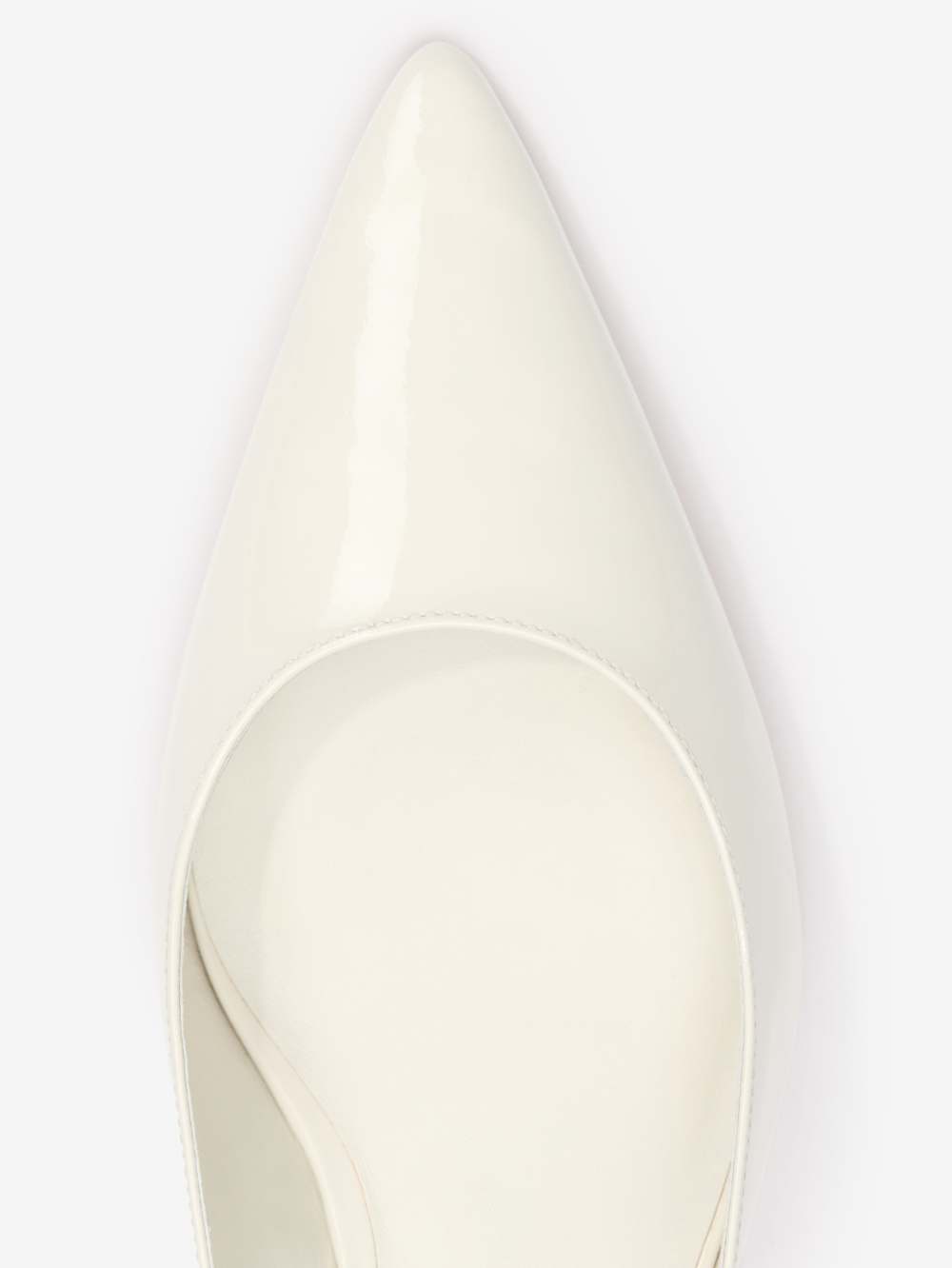 Wrenley Heeled Slingback - White Patent