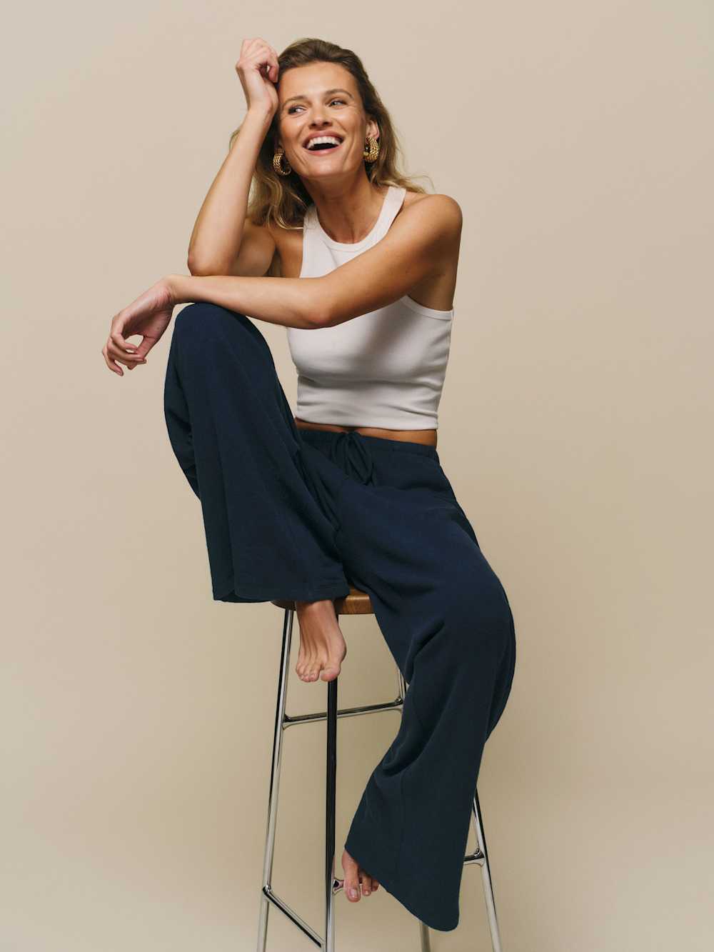 Petites Olina Knit Pant - Midnight