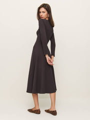 Wiley Knit Dress - Black Currant