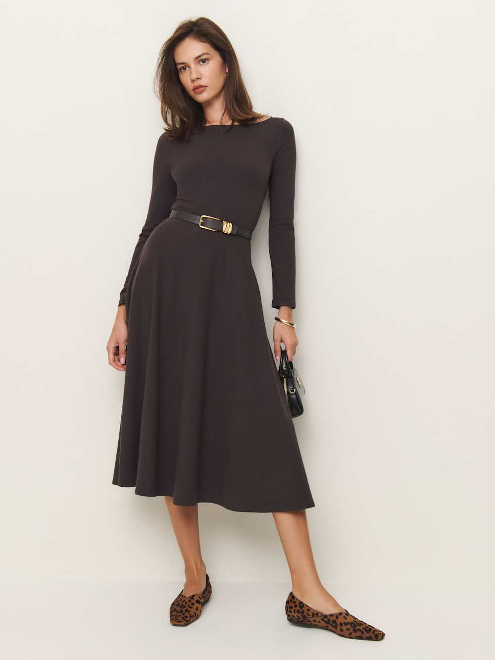 Wiley Knit Dress - Black Currant