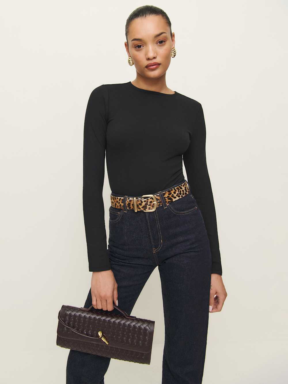Emma Knit Bodysuit - Black