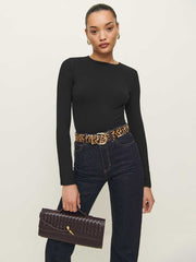Emma Knit Bodysuit - Black