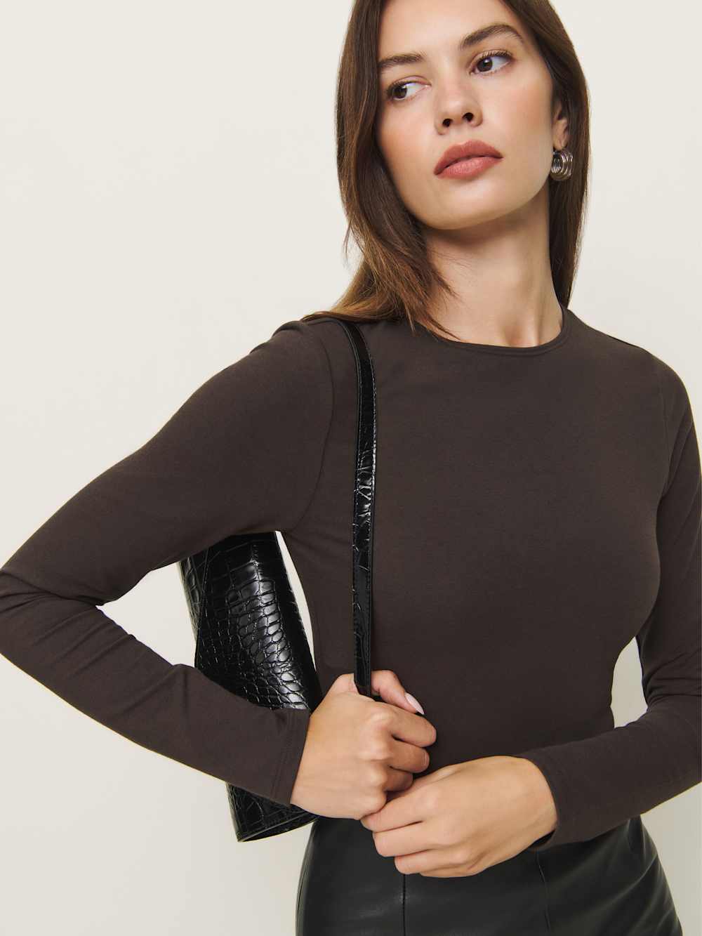 Emma Knit Bodysuit - Mole