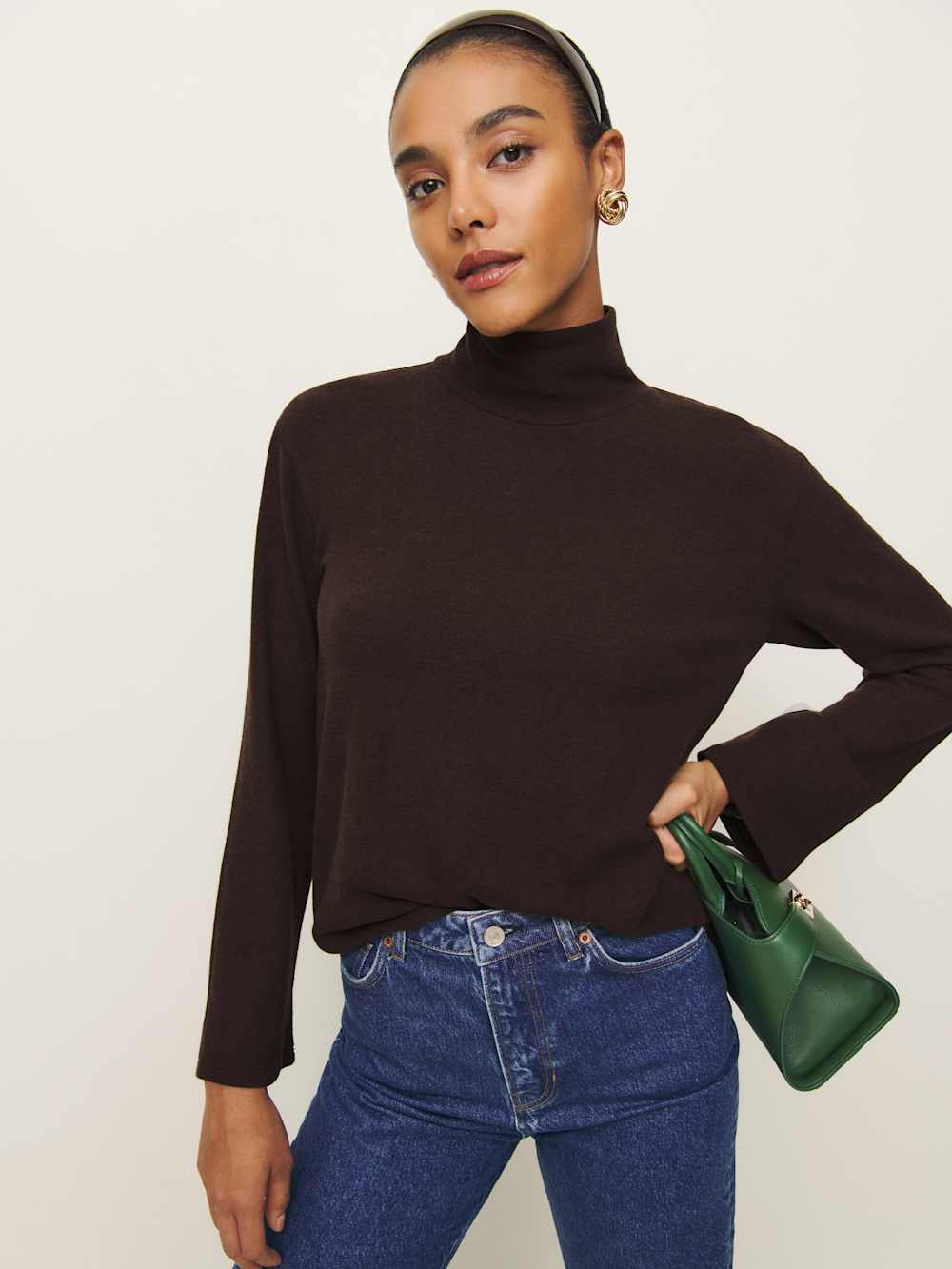 Anya Knit Top - Mole