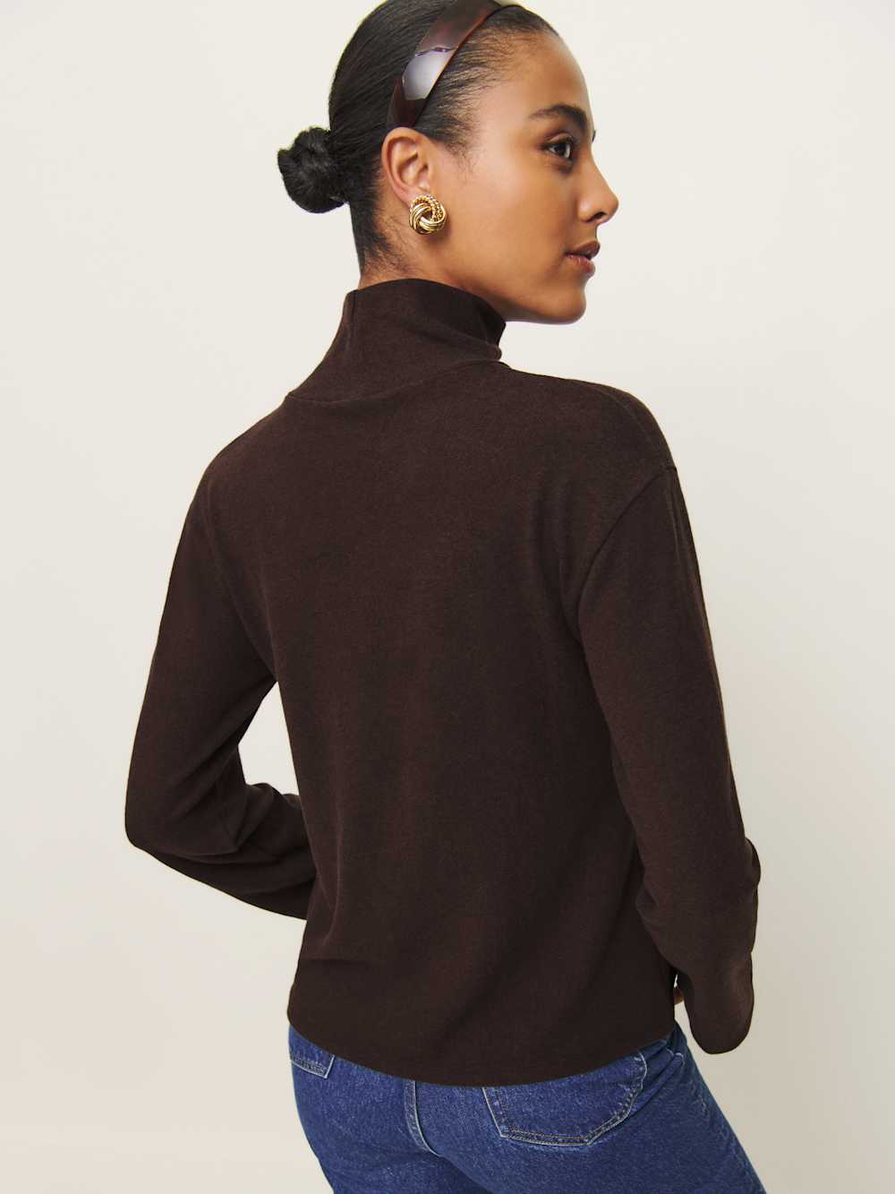 Anya Knit Top - Mole