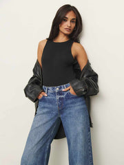 Leni Knit Bodysuit - Black