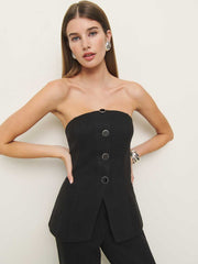 Pears Knit Two Piece - Black
