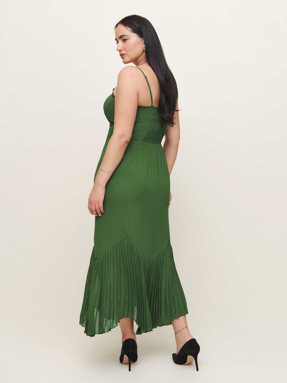 Aiko Dress Es - Moss