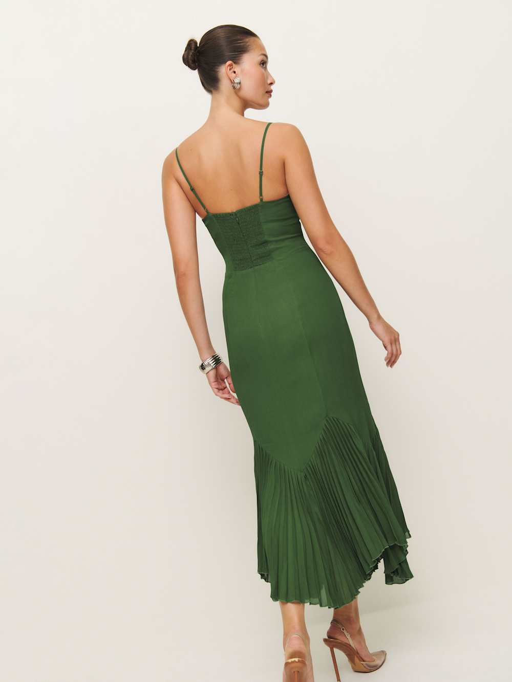 Petites Aiko Dress - Moss