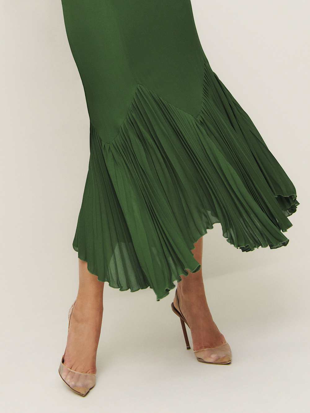 Petites Aiko Dress - Moss