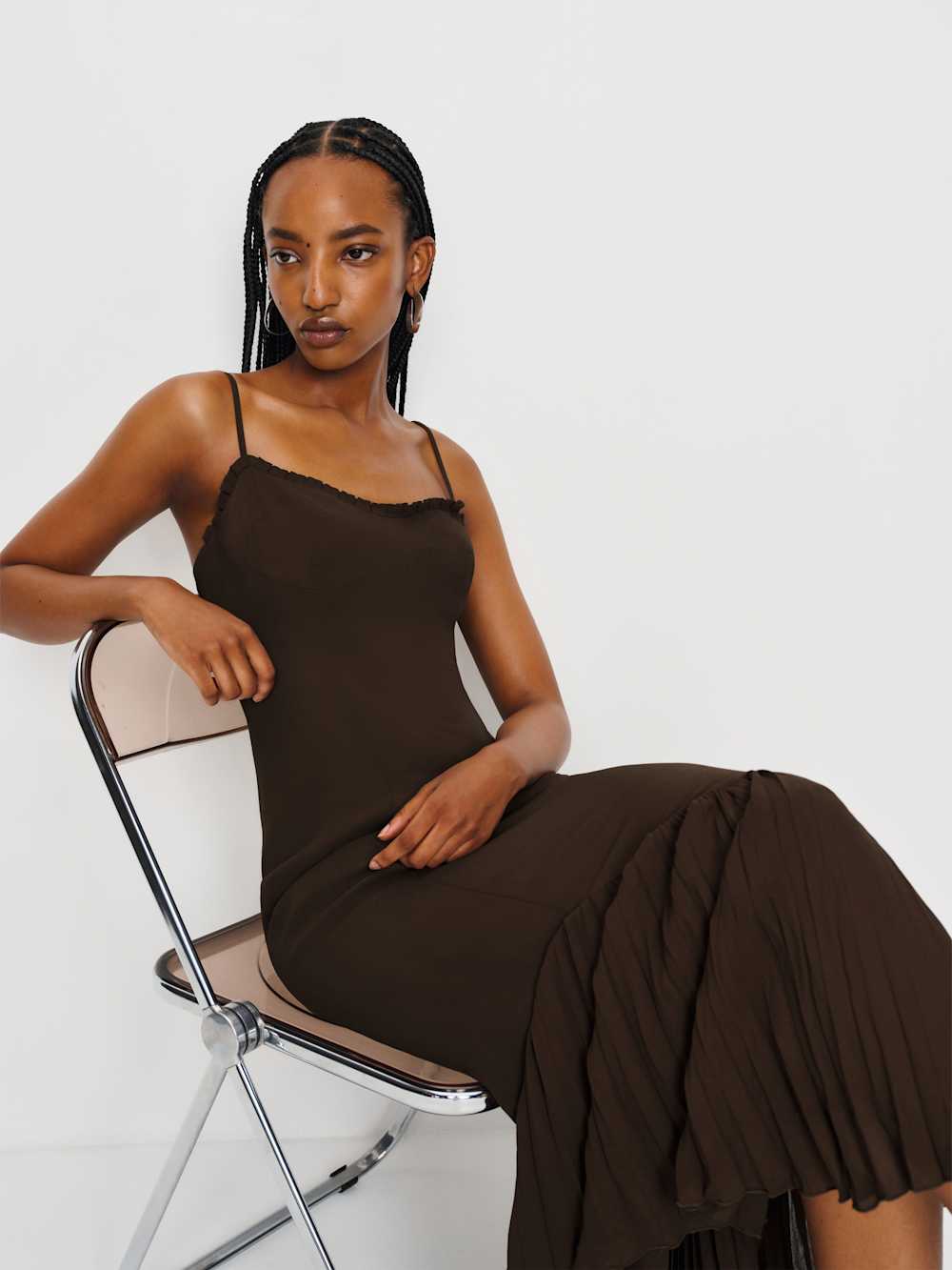 Petites Aiko Dress - Mole