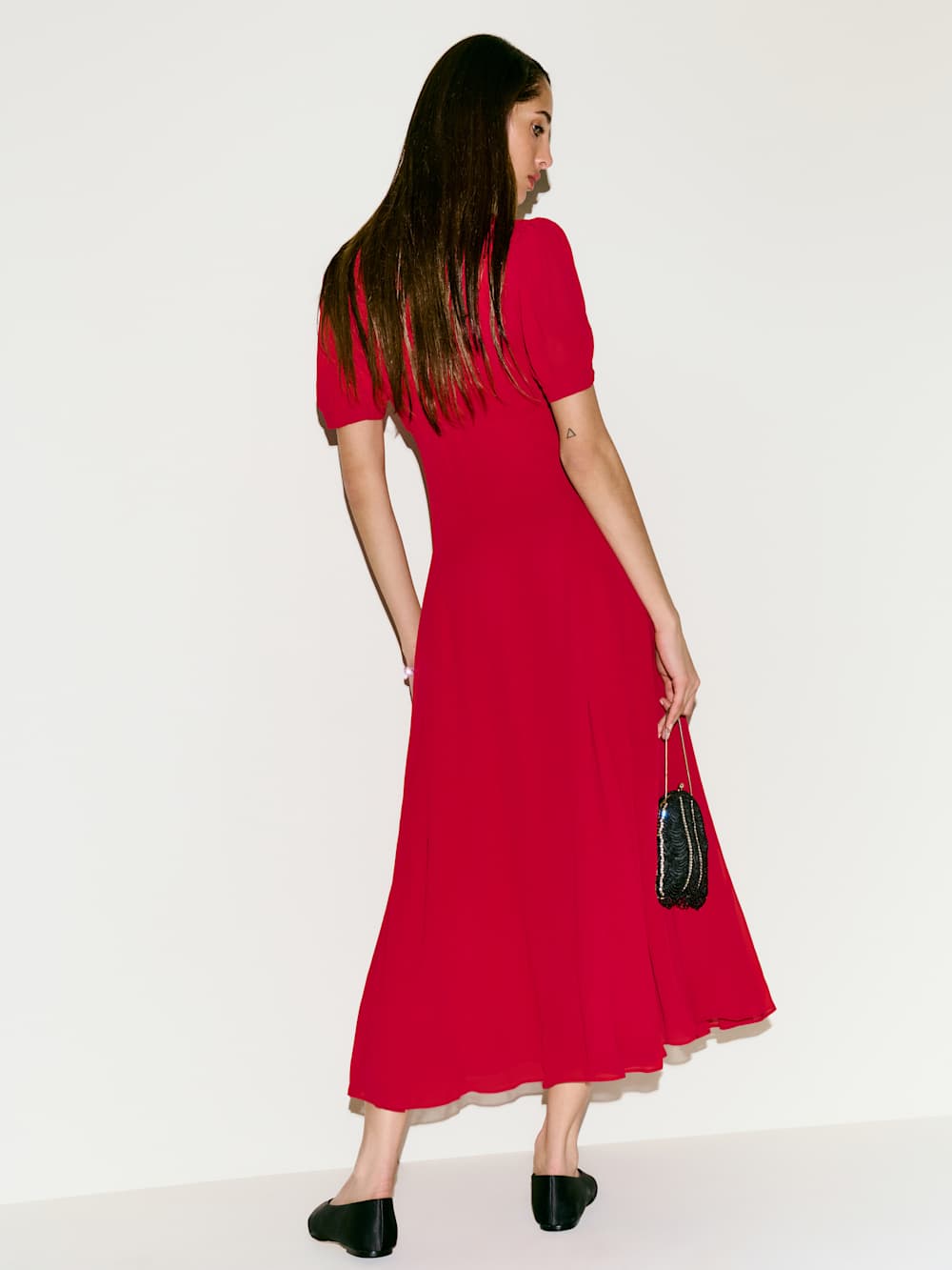 Chrissie Dress - Lipstick