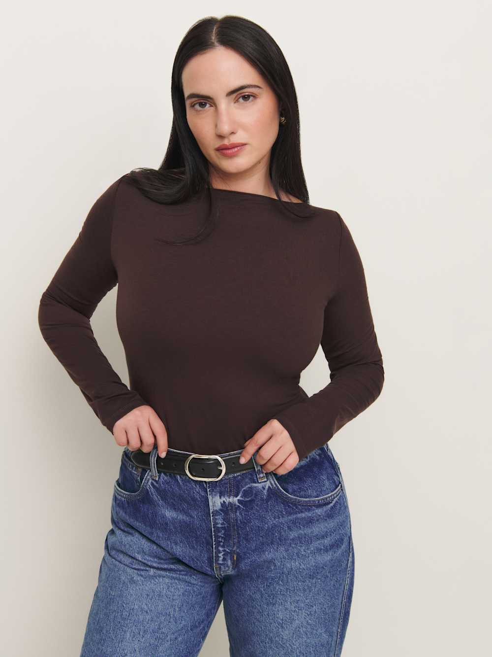Wiley Knit Top Es - Mole