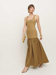 Kella Knit Dress - Gold