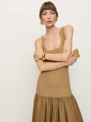 Kella Knit Dress - Gold