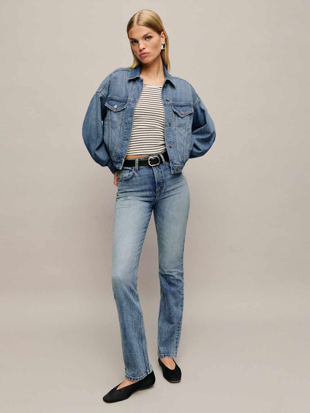 Rhodes Lived-in Denim Jacket - Nosara