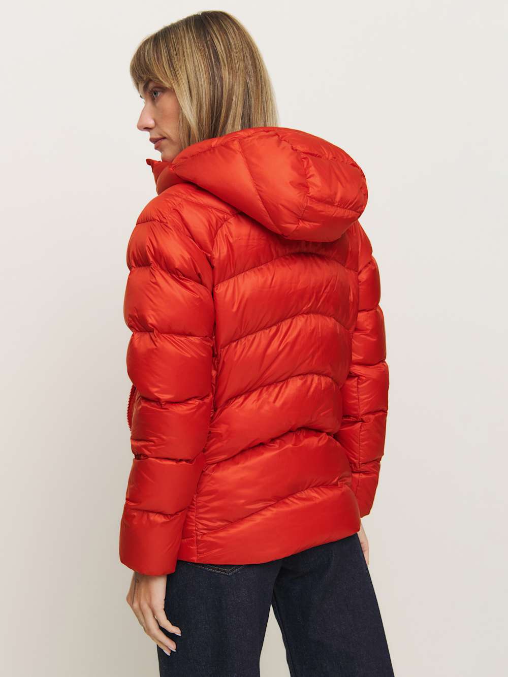 Patagonia W's Fitz Roy Down Hoody - Madder Red