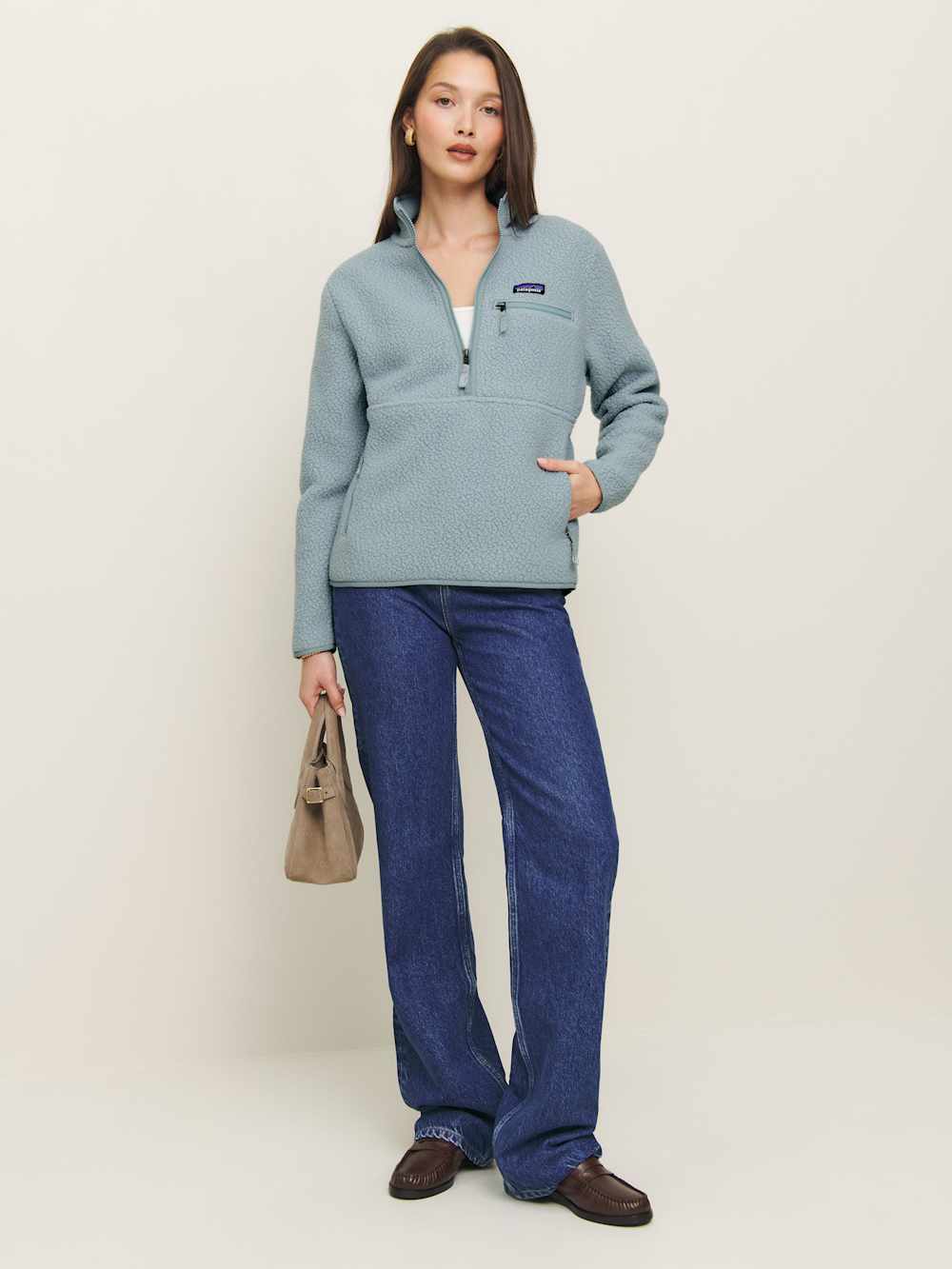 Patagonia W's Retro Pile Marsupial - Thermal Blue