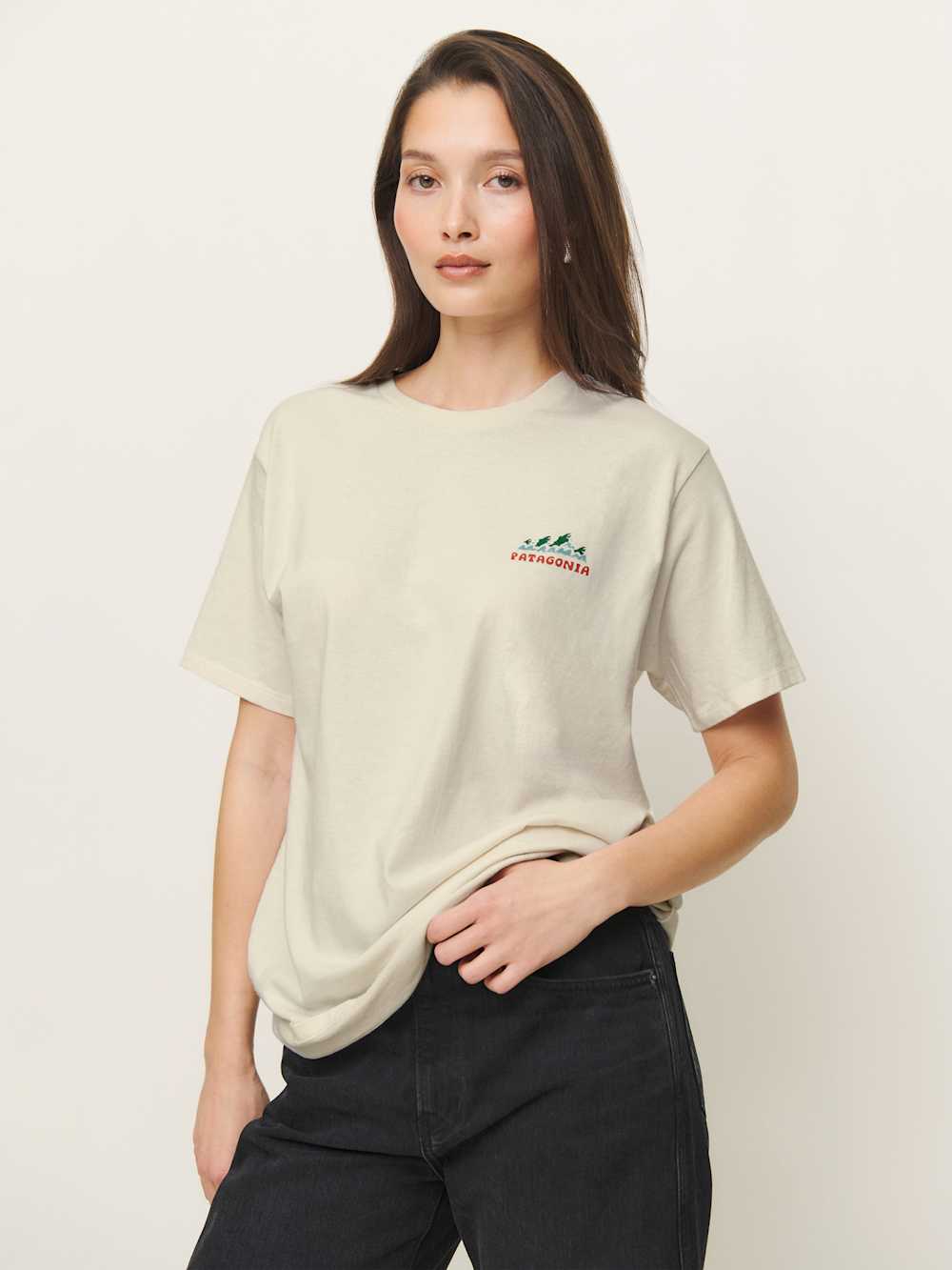 Patagonia M's Take A Stand Responsibili-tee - Birch White