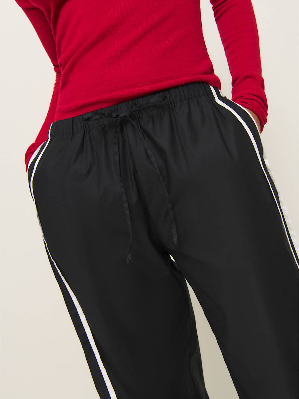 Julien Poplin Pant - Black