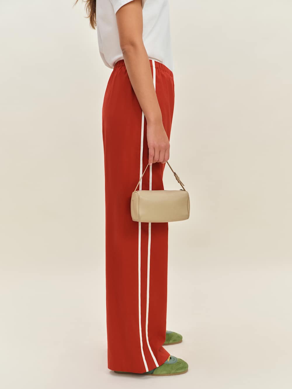 Julien Poplin Pant - Sundried Tomato