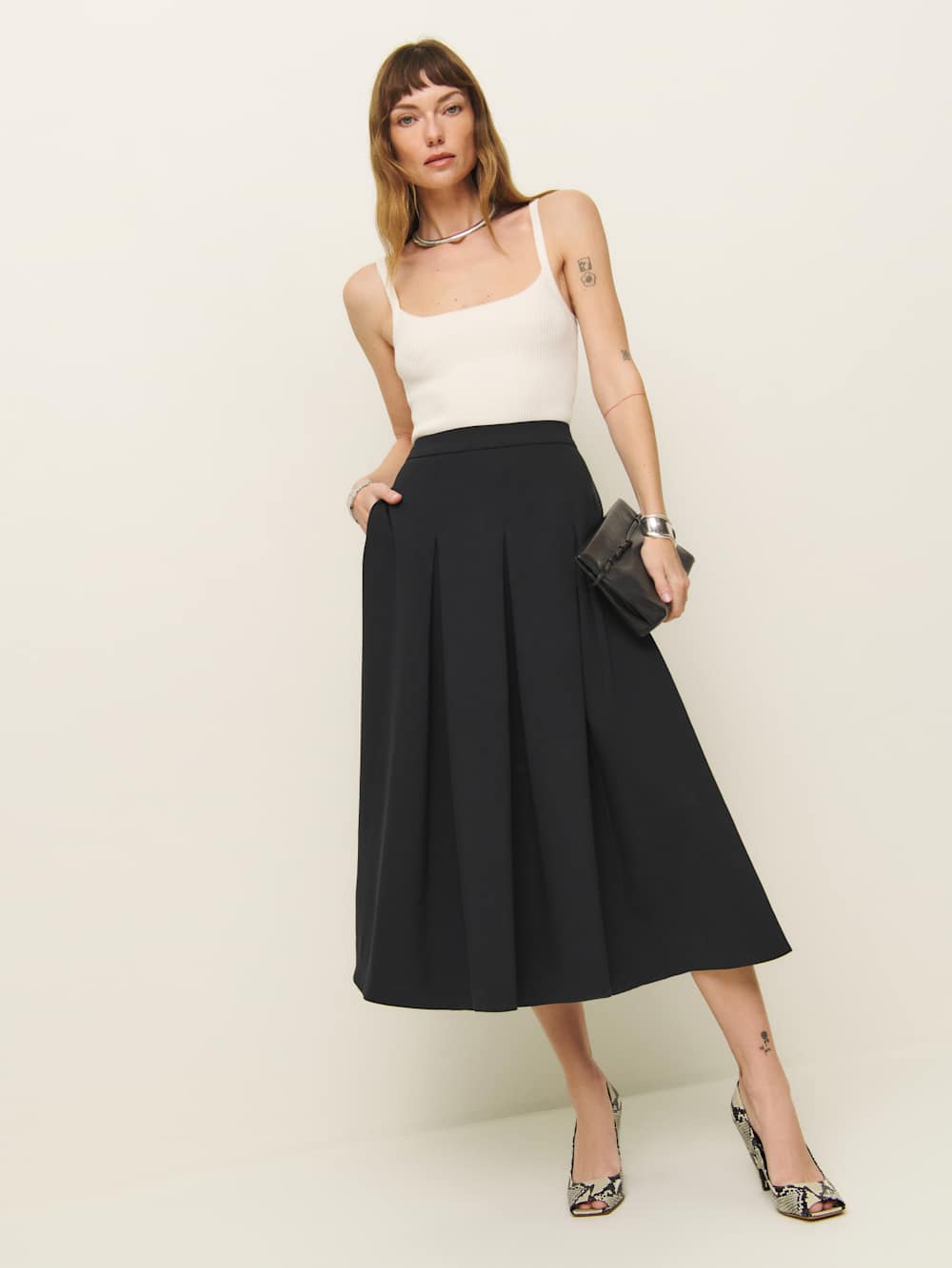 Mikol Knit Skirt - Black