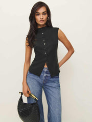Lottie Vest - Black