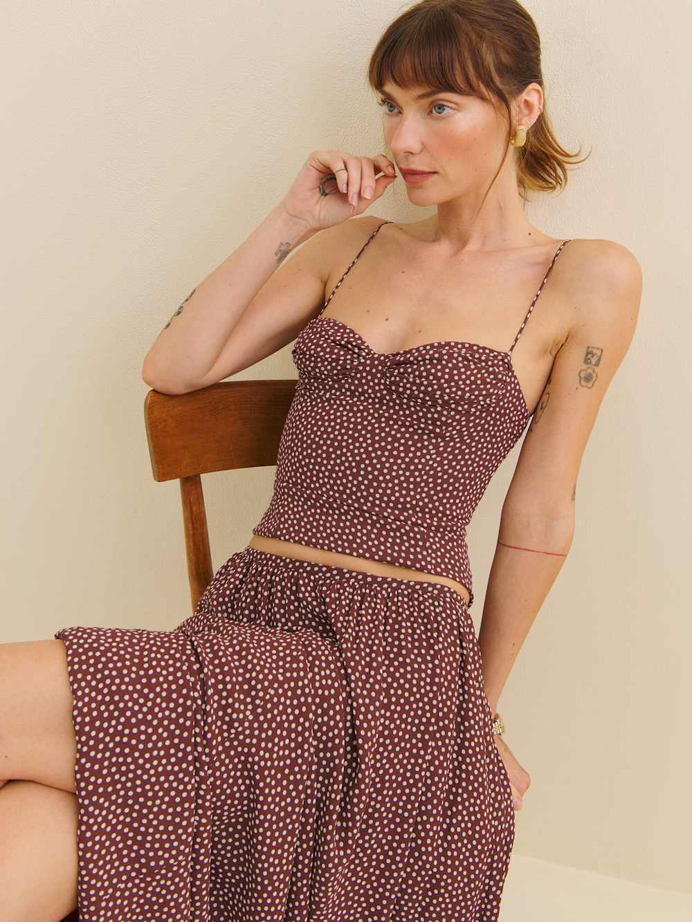 Pixie Top - Choco Dot