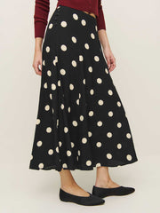 Claire Skirt - Moon Dot
