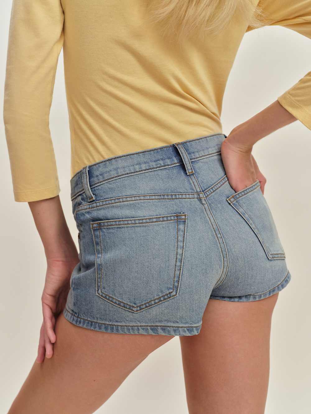 Jensen High Rise Cheeky Shorts - Edessa